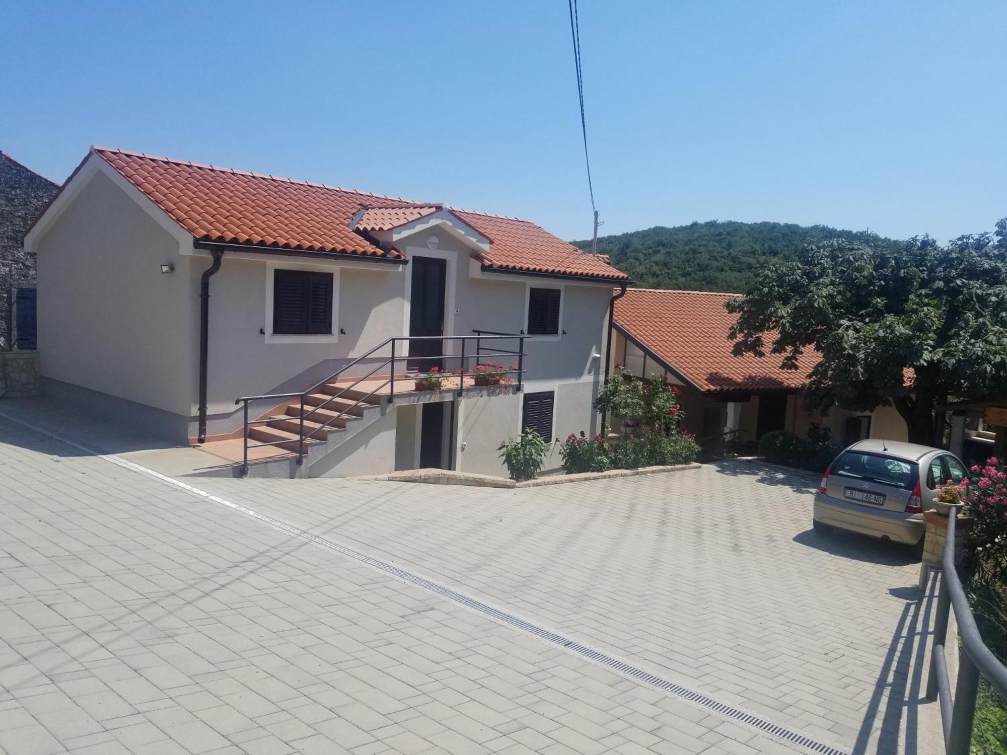 Apartment Podini Brseč Buitenkant foto