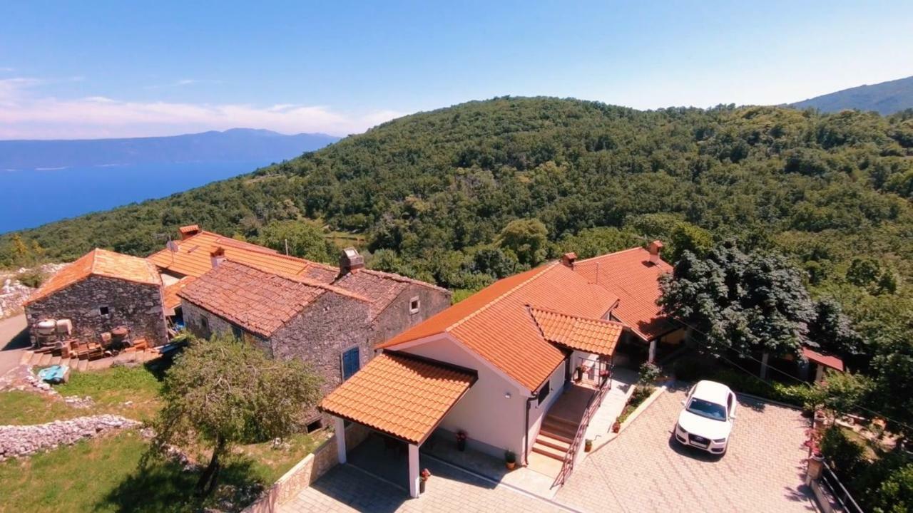 Apartment Podini Brseč Buitenkant foto